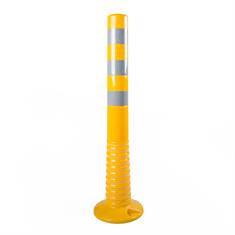 Afzetpaal geel - 75cm hoog - 2 stuks