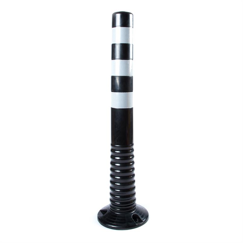 Afzetpaal zwart - 75cm hoog - 2 stuks