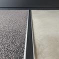 Aluminium overgangsprofiel grijs LxBxH=1500x42x3,8mm