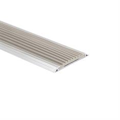 Aluminium overgangsprofiel grijs LxBxH=1500x42x3,8mm