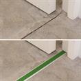 Aluminium overgangsprofiel groen LxBxH=1500x42x3,8mm