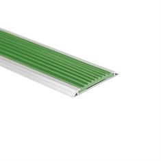 Aluminium overgangsprofiel groen LxBxH=1500x42x3,8mm