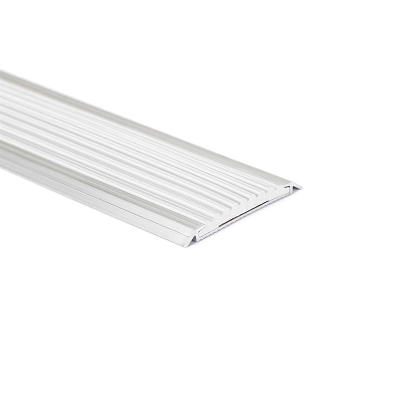 Aluminium overgangsprofiel wit LxBxH=1500x42x3,8mm