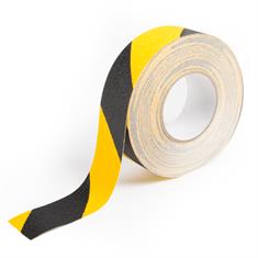 Antislip tape gevarenzone zwart/geel B=50mm L=18,3m