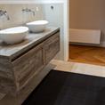Antislipmat badkamer zwart 500x120cm