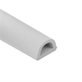 Celrubber zk D-profiel grijs BxH=9x6mm (L=100m)