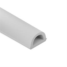 Celrubber zk D-profiel grijs BxH=9x6mm (Rol 100 meter)