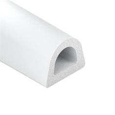 Celrubber zk D-profiel wit BxH=12x10mm (L=50m)