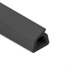 Celrubber zk D-profiel zwart BxH=9,5x9,5mm (L=50m)
