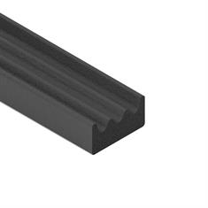 Celrubber zk kroonband BxH=10x5mm (rol 100 meter)