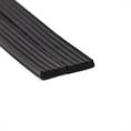 Celrubber zk kroonband BxH=9x3mm (rol 150 meter)
