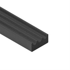 Celrubber zk kroonband BxH=9x4mm (rol 125 meter)