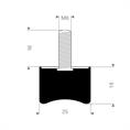 Concaaf demper type DS/D 25x18mm (M6) set 10 stuks