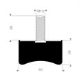 Concaaf demper type DS/D 50x28mm (M10) set 10 stuks