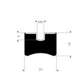 Concaaf demper type DS/E 25x18mm (M6) set 10 stuks