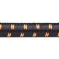 Elastisch koord met sluithaak zwart/oranje L=40cm (25 stuks)