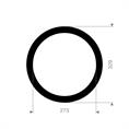 EPDM rubber-staal pakking 329x273x6mm DN250