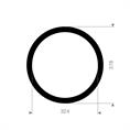 EPDM rubber-staal pakking 378x324x6mm DN300