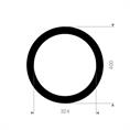 EPDM rubber-staal pakking 400x324x6mm DN300
