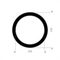 EPDM rubber-staal pakking 438x356x7mm DN350
