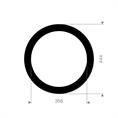 EPDM rubber-staal pakking 444x356x7mm DN350