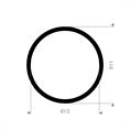 EPDM rubber-staal pakking 911x813x8mm DN800