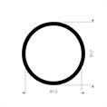 EPDM rubber-staal pakking 917x813x8mm DN800