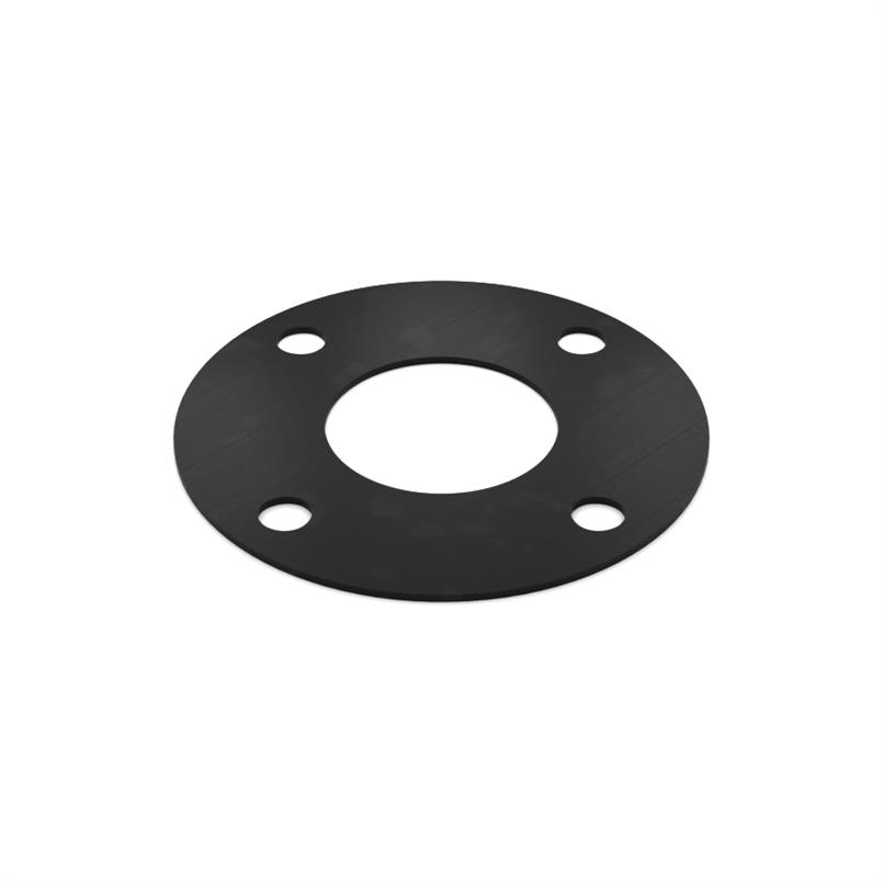EPDM/SBR flenspakking 185x145x81x3mm 4x18mm DN65