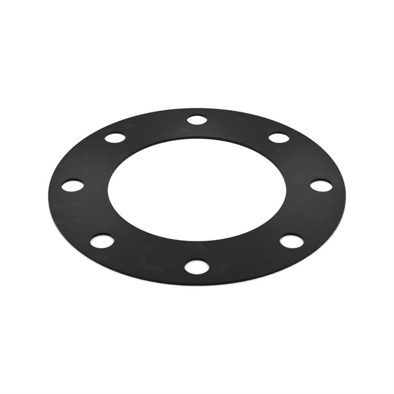 EPDM/SBR flenspakking 285x240x172x3mm 8x22mm DN150