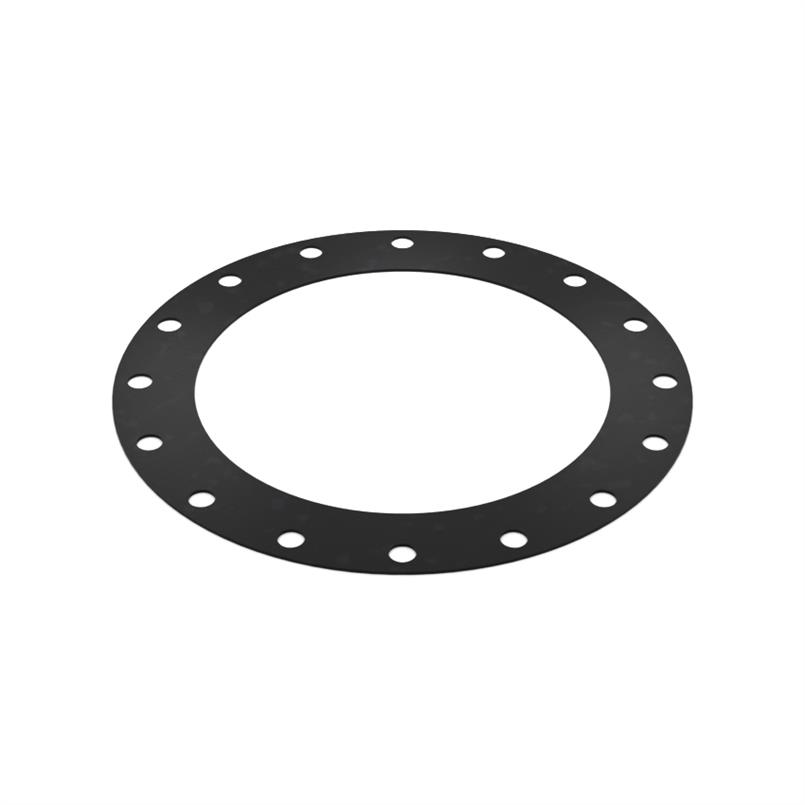 EPDM/SBR flenspakking 505x460x363x3mm 16x22mm DN350