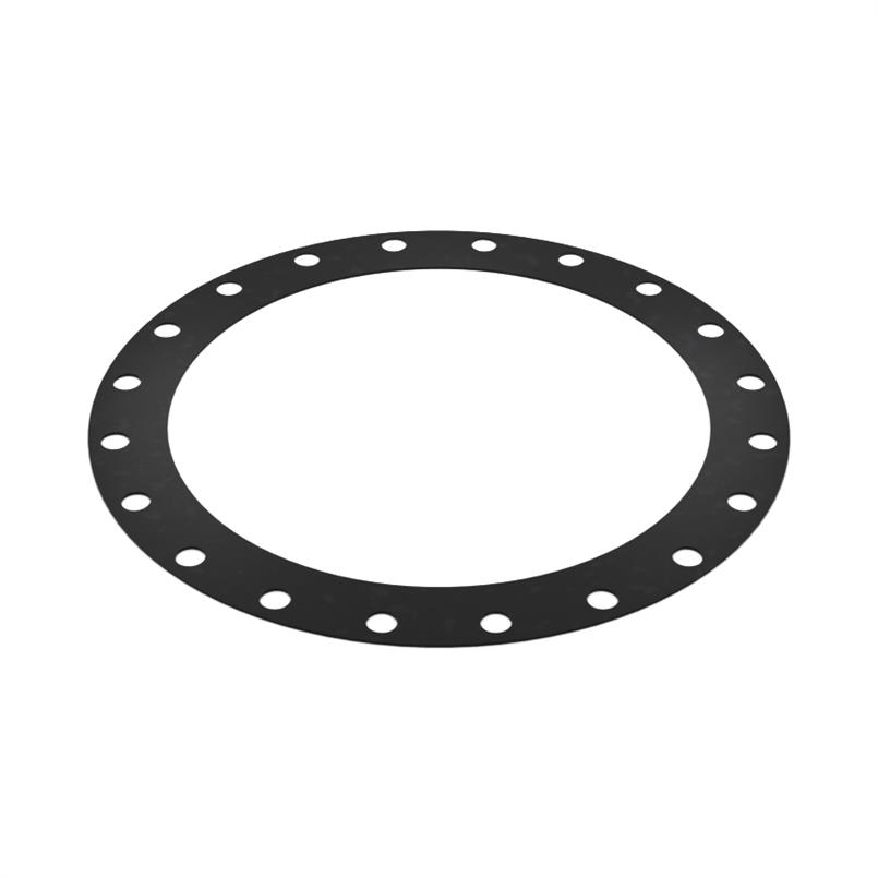 EPDM/SBR flenspakking 670x620x520x3mm 20x27mm DN500