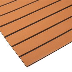 Eva foam teak bruin/zwart 2400x1200x6mm