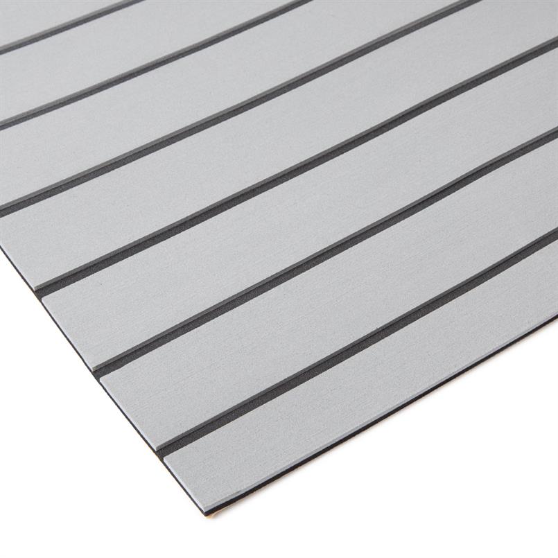 Eva foam teak lichtgrijs/zwart 2400x1200x6mm