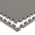 EVA FOAM tegel checker grijs 600x600x12mm (4 tegels+randen)