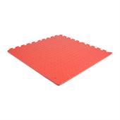 EVA FOAM tegel checker rood 600x600x12mm (4 tegels+randen)