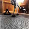 EVA FOAM tegel checker taupe 600x600x12mm (4 tegels+randen)