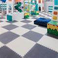 EVA FOAM tegel checker zwart 620x620x25mm (Set 4 stuks)