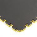 EVA FOAM tegel donkergrijs/geel 1000x1000x25mm