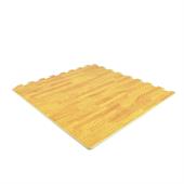 EVA FOAM tegel hout 600x600x12mm (4 tegels + randen)