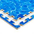 EVA FOAM tegel oceaan 600x600x12mm (4 tegels + randen)