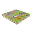 EVA FOAM tegel straten 600x600x12mm (4 tegels+randen)