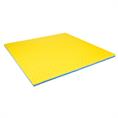 EVA FOAM tegel traanplaat blauw/geel 1000x1000x25mm