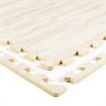 EVA FOAM tegel wit hout 600x600x12mm (4 tegels + randen)