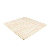 EVA FOAM tegel wit hout 600x600x12mm (4 tegels + randen)