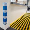 EVA Schuim M-safe rond hoekprofiel blauw LxBxH=805x101x101mm