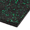 Fitnesstegel zwart/groen 100x100x1,5cm