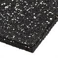 Fitnesstegel zwart/wit 100x100x1,5cm