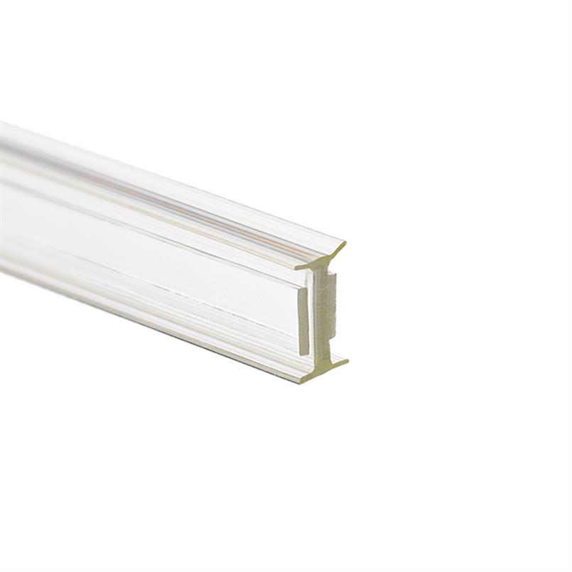 Flexibel verbindingsprofiel 12-12,8mm transparant (L=3m)
