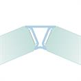 Glasverbindingsprofiel 135 graden 10-10,8mm transparant (L=3m)