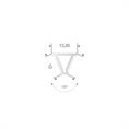 Glasverbindingsprofiel 135 graden 12-12,8mm transparant (L=3m)